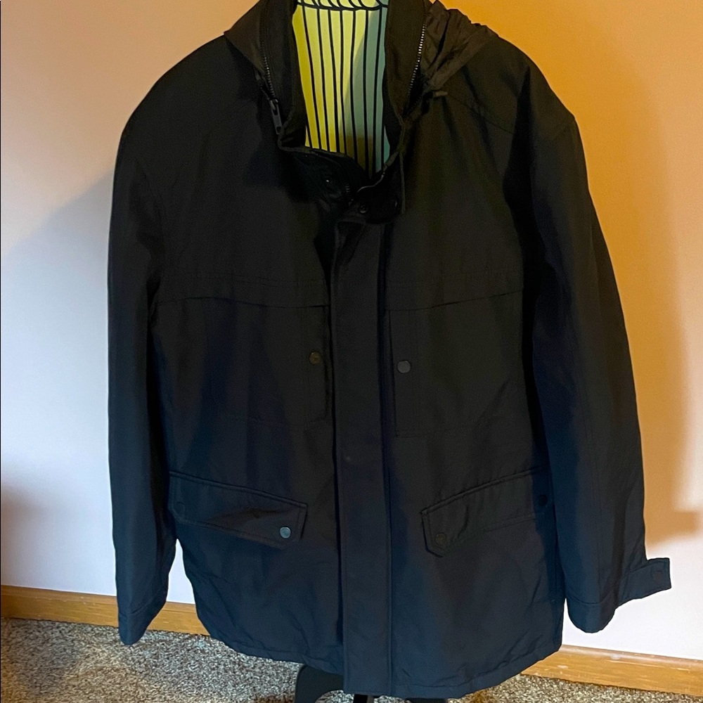 Marc New York black utility coat.  Men’s